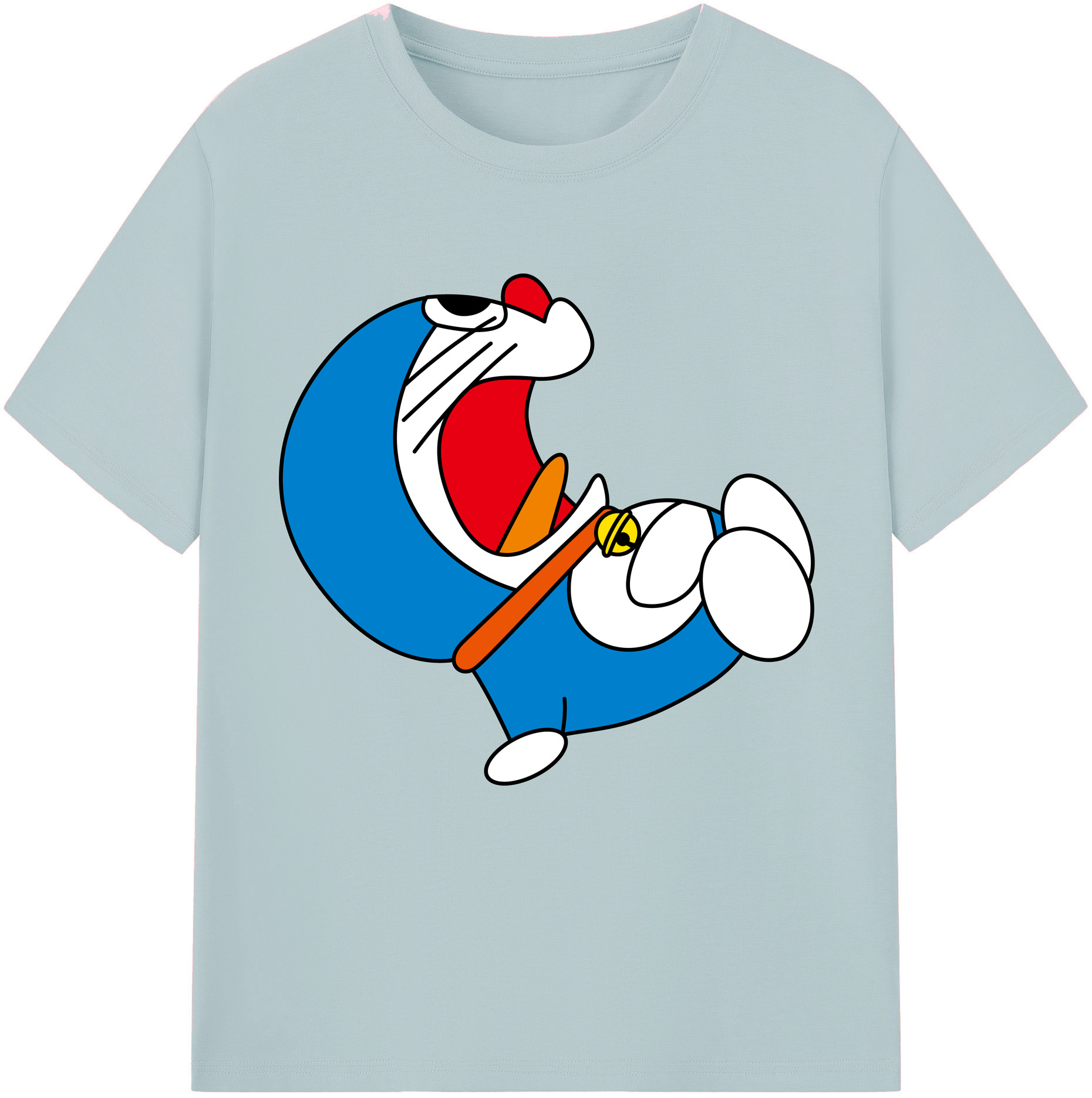 （画像用） ドラえもん Doraemon 綿100％半袖Tシャツ（フロントプリント）